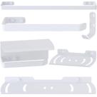 Kit Acessórios Para Banheiro 6 Peças Branco SF.ZMT