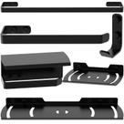 Kit Acessórios Para Banheiro 6 Peças Preto SF.ZMT