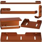 Kit Acessórios Para Banheiro 6 Peças Rose Gold SF MAX