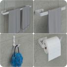 Kit Acessórios Para Banheiro Branco 4 Peças