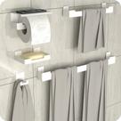 Kit Acessórios Para Banheiro Branco 5 Peças ELG