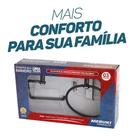 Kit Acessórios Para Banheiro Lavabo 3 Peças Preto Elegante Moderno e Funcional