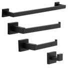 Kit Acessórios para Banheiro Lavabo Premium 4 Peças Inox 304
