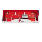 Kit Acessórios Para Banheiro Leão 5 Peças Slim 13010