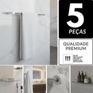 Kit Acessórios Para Banheiro Metal Alto Brilho 2100OR Orion