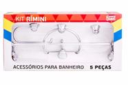 Kit Acessórios Para Banheiro Rimini Cromado Stamplas