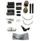 Kit Acessórios Para Box De vidro Frontal - Alumínios Cometa Kit Acessórios Para Box De vidro Frontal - Alumínios Cometa