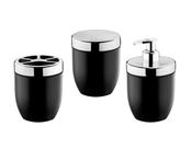 Kit Acessórios Para Lavabo Acquaset Porta Escova Sabonete