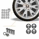 Kit Acessórios Para Roda Calota Renault Emblema Resinado + Tampa Ventil Antifurto + Capa Parafuso