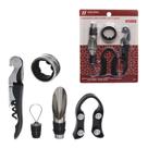 Kit Acessórios para Vinho 5 Peças