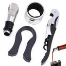 Kit Acessórios Para Vinho Completo Saca Rolhas Bico Dosador Tampa Cortador de Lacre e Anel Salva Gotas Kit Acessórios Para Vinho Completo Saca Rolhas Bico Dosador Tampa Cortador de Lacre e Anel Salva Gotas