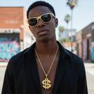 Kit Acessorios Rapper Dourado Corrente Dolar Pulseira Oculos -