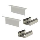 Kit Acessórios Taschibra Para Perfil Sobrepor 5x2cm Zenith 50 Branco