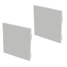 Kit Acessórios Taschibra Para Perfil Sobrepor 5x5cm Zenith 50 Branco