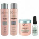 Kit Acidificante 1 Shampoo 1 Condicionador 1 Máscara 500ml 1 Sérum 40ml Voga