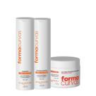 Kit Acquaflora Forma Curvas Shampoo Condicionador e Gelatina Suave (3 produtos)