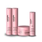 kit Acquaflora nutrição celular sh+ cond 300ml + masc 250g + hidratante sem enxágue 240 ml
