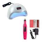 Kit Acrigel Cabine 48w + Lixa Eletrica