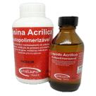 Kit Acrílico Pó Incolor 225g + Líquido 100ml Autopolimerizante Triunfo