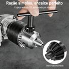 Kit Adaptador Chave Impacto Soquete Parafusadeir Mandril 1/2