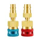 Kit Adaptador De Engates Rápidos De Alta/Baixa Pressão R1234YF Para R134A Para Mangueira De Carga De