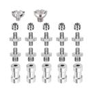 Kit Adaptador De Parafuso Para Câmera De 1/4" Para 3/8" Com 22 Peças, Conversores De Rosca Para Kit Adaptador De Parafuso Para Câmera De 1/4" Para 3/8" Com 22 Peças, Conversores De Rosca Para