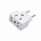Kit Adaptador de Tomada Benjamin 10A/20A Pino Sólido Multiuso Modelo Bob Tomada Universal Resistente