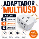 Kit Adaptador de Tomada Benjamin 10A/20A Pino Sólido Multiuso Modelo Bob Tomada Universal Resistente