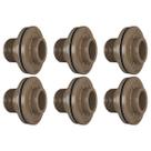 Kit adaptador flange cx dagua 32x1 fortlev - 6 unidades