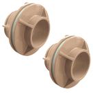 Kit Adaptador Flange Soldável 50MM x1.1/2" Caixa d'Água C/2 Kit Adaptador Flange Soldável 50MM x1.1/2" Caixa d'Água C/2