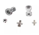 Kit Adaptador Rosca 1/4 3/8 Tripés Câmeras Luz - 5 Peças