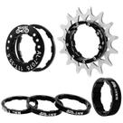 Kit Adaptador Single Speed Bicicleta 15D Muqzi Preto Mtb