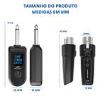 Kit Adaptador Xlr Mic Sem Fio 2 Tx 1 Rx Profissional Kit Adaptador Xlr Mic Sem Fio 2 Tx 1 Rx Profissional