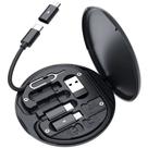 Kit Adaptadores 3 em 1 USB, Micro USB V8, TypeC e iOS KPHM0045 Kit Adaptadores 3 em 1 USB, Micro USB V8, TypeC e iOS KPHM0045