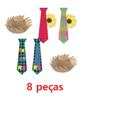 Kit Adereços Chapéu C/gravata Festa Junina, Julina C/8 Pc