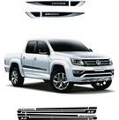 Kit Adesivo Amarok Faixa Lateral Sport 3.0 E Aplique Cromado