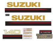 Kit Adesivo Capô Motor De Popa Suzuki 140 Hp 1997