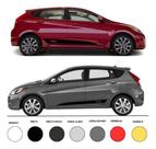 Kit Adesivo Carro Accent Hyundai Faixas Laterais Em Vinil Kit Adesivo Carro Accent Hyundai Faixas Laterais Em Vinil