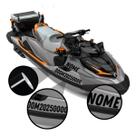 Kit Adesivo Compatível Jet Ski Nome e Número em Vinil