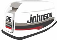 Kit Adesivo Compatível Motor de Popa Johnson 25HP 97/98
