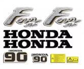 Kit Adesivo Compatível Motor Honda 90HP 4T (8 un) Kit Adesivo Compatível Motor Honda 90HP 4T (8 un)