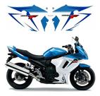 Kit Adesivo Compatível Suzuki Gsx 650f 2015 2016 Azul