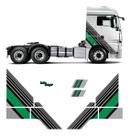 Kit Adesivo Compatível VW Meteor Verde 7 Peças