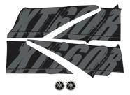 Kit Adesivo Completo Compatível XT 660R 2009 Preta