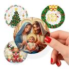 Kit Adesivo Decorativo Natalino Para Presentes Lembrancinhas 10 x 10 cm