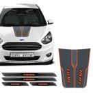 Kit Adesivo Do Capô Ford Ka Trail 2018 + Soleira Protetora