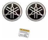 Kit Adesivo Emblema Yamaha Xj6 Resinado 50mm Etiqueta Tanque