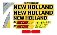 Kit Adesivo Escavadeira New Holland E215 -jde215lc