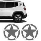 Kit Adesivo Estrela Militar Jeep Renegade Lateral Decorativo