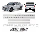 Kit Adesivo Faixa Escovado S10 Executive 2009 2010 2011 Prat